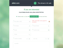 Tablet Screenshot of aklet.com
